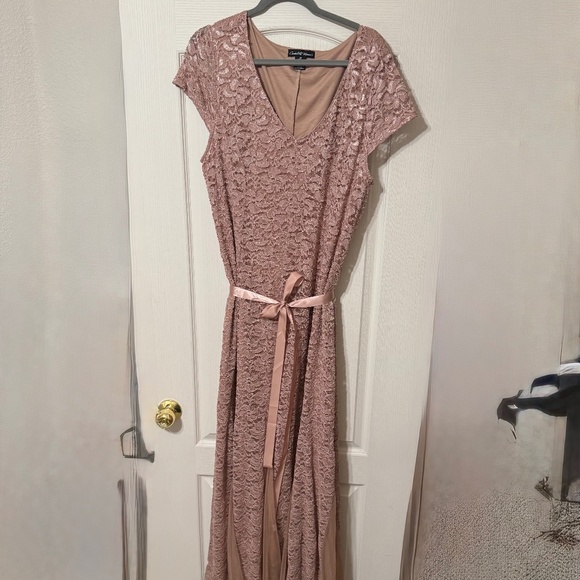 Pink Lace Dress - Picture 1 of 3